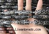 CAA2709 15.5 inches 14*38mm - 16*43mm rice tibetan agate dzi beads