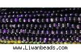 CAA2881 15 inches 6mm faceted round fire crackle agate beads wholesale