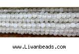 CAA3290 15 inches 6mm faceted round agate beads wholesale