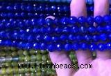 CAA3336 15 inches 8mm faceted round agate beads wholesale