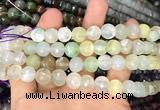 CAA3363 15 inches 10mm faceted round agate beads wholesale