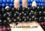 CAA3437 15 inches 14mm faceted round agate beads wholesale