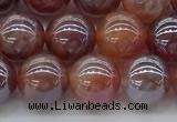 CAA3502 15.5 inches 8mm round AB-color fire agate beads wholesale