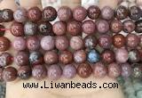 CAA3623 15.5 inches 10mm round Portuguese agate beads wholesale