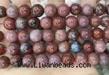 CAA3624 15.5 inches 12mm round Portuguese agate beads wholesale