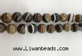 CAA3804 15.5 inches 16mm round line agate beads wholesale