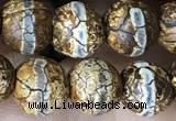 CAA3872 15 inches 8mm round tibetan agate beads wholesale