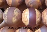 CAA3893 15 inches 10mm round tibetan agate beads wholesale