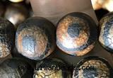 CAA3910 15 inches 10mm round tibetan agate beads wholesale