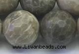 CAA3968 15.5 inches 20mm faceted round chrysanthemum agate beads