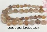 CAA4043 15.5 inches 18*25mm - 22*25mm nuggets sakura agate beads