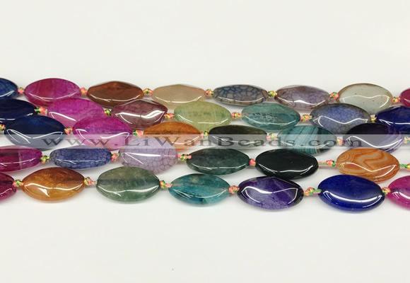 CAA4522 15.5 inches 12*20mm marquise dragon veins agate beads