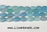 CAA4665 15.5 inches 13*18mm oval banded agate beads wholesale