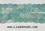 CAA4745 15.5 inches 14*14mm square banded agate beads wholesale