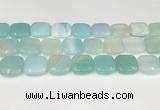 CAA4761 15.5 inches 18*18mm square banded agate beads wholesale