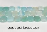 CAA4769 15.5 inches 20*20mm square banded agate beads wholesale