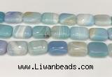 CAA4825 15.5 inches 18*25mm rectangle banded agate beads wholesale