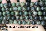 CAA4967 15.5 inches 10mm round green dendritic agate beads