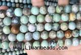 CAA4971 15.5 inches 10mm round agate gemstone beads wholesale