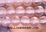 CAA5080 15.5 inches 4mm round purple agate beads wholesale