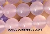 CAA5082 15.5 inches 8mm round purple agate beads wholesale