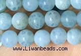 CAA5140 15.5 inches 4mm round dragon veins agate beads wholesale