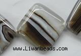 CAA525 15.5 inches 30*30mm diamond madagascar agate beads