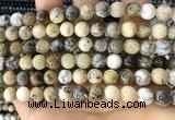 CAA5257 15.5 inches 8mm round dendrite agate beads wholesale