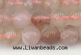 CAA5285 15.5 inches 6mm round natural sakura agate beads