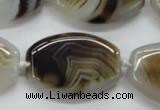 CAA532 15.5 inches 24*34mm flat drum madagascar agate beads