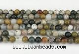 CAA5331 15.5 inches 8mm round ocean agate beads wholesale