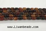 CAA5350 15.5 inches 10*14mm drum agate gemstone beads