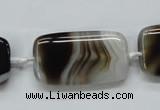 CAA536 15.5 inches 20*35mm rectangle madagascar agate beads