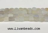 CAA5380 15.5 inches 10*12mm - 11*16mm faceted nuggets agate beads