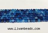 CAA5382 15.5 inches 6*7mm - 8*8mm nuggets agate gemstone beads