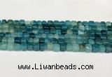 CAA5383 15.5 inches 6*7mm - 8*8mm nuggets agate gemstone beads