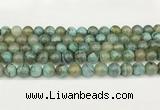 CAA5416 15.5 inches 10mm round agate gemstone beads