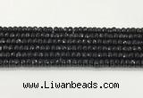 CAA5437 15.5 inches 6*8mm faceted rondelle agate gemstone beads