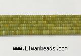 CAA5438 15.5 inches 6*8mm faceted rondelle agate gemstone beads