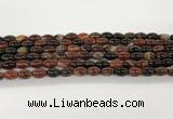 CAA5446 15.5 inches 8*12mm rice agate gemstone beads