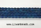 CAA5447 15.5 inches 8*12mm rice agate gemstone beads