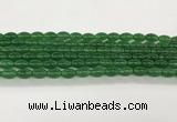 CAA5454 15.5 inches 8*12mm rice agate gemstone beads