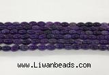 CAA5455 15.5 inches 8*12mm rice agate gemstone beads