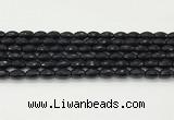 CAA5483 15.5 inches 8*12mm faceted rice agate beads