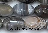 CAA5891 15 inches 8*12mm oval botswana agate gemstone beads