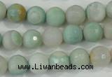 CAA715 15.5 inches 10mm faceted round fire crackle agate beads