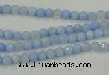 CAA734 15.5 inches 4mm faceted round blue lace agate beads wholesale