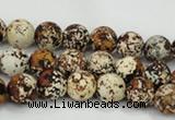 CAA752 15.5 inches 12mm round wooden agate beads wholesale