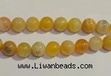 CAA87 15.5 inches 6mm round botswana agate gemstone beads