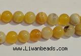 CAA88 15.5 inches 8mm round botswana agate gemstone beads